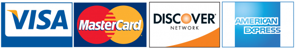 visa mastercard discover amex payment options